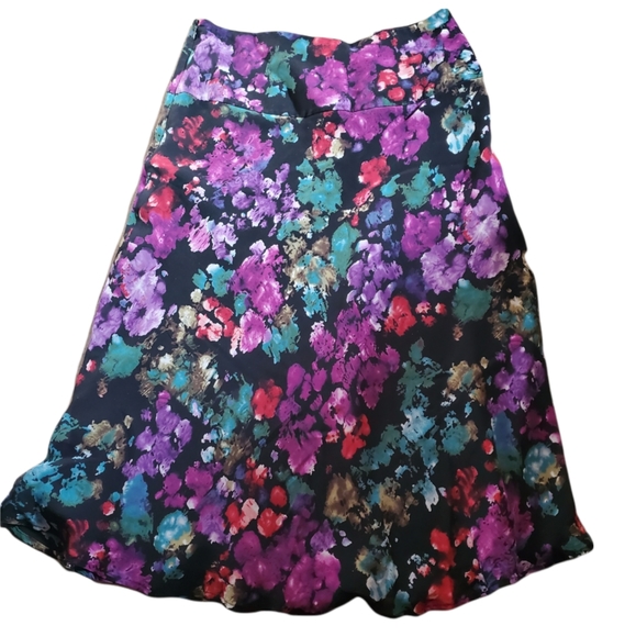Carole Little Silk Skirt - Picture 3 of 5